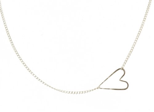 JANE HOLLINGER  Sweetie Heart Necklace Sterling Silver