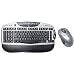 A-Four Tech KBS-2548RP Tastatur schnurlos 105 Tasten MS W95 D + Wireless Optical Maus Weiss