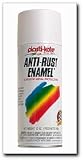 Plastikote Anti-Rust Flat White 12 oz. can
