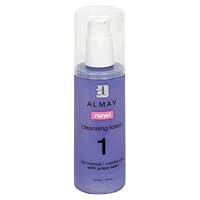 Almay Cleansing Lotion for Normal/Combo Skin with Grape Seed, 4-Ounce Packages