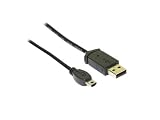 Produkt-Bild: USB Kabel A an Mini-USB B 5-pol, L&auml;nge: 1,8m