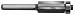 PART #2500 CARBIDE-TIP 3 FLUTE FLUSH TRIM ROUTER BIT W/BEARING 1/2 DIA X 1 CL X 1/4 SHANK