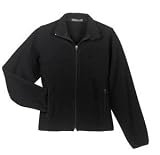 NEW Port Authority - Ladies Tiger Mountain Fleece Jacket Black/Black-1X