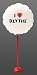 Round Shaped Party Balloon with I Love Blythe
