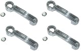 2007, 2008, 2009, 2010 Dodge Nitro 4 Door Chrome Door Handle Cover Kit (No Passenger Keyhole)