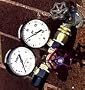 Dual Water Gauge - Pressure (PSI) and Flow (GPM) in One