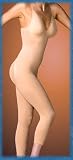 Lipo in a Box Firm Control Capri Bodysuit w/Underwire Bra, Nude or Black, XS thru 2X