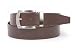 Men's 1 1/4 Inch (34 mm) Top Grain Cowhide Plain Leather Belt with Clamp Buckle