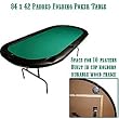 84 x 42 Texas Holdem Poker Padded Folding Table - Casino Supplies > Tables > Home & Tournament Use