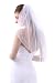 Double Layer 25 Pencil Edge Wedding Bridal Long Veil Headpiece