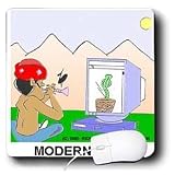 Londons Times Funny Music Cartoons - Modern India - Mouse Pads