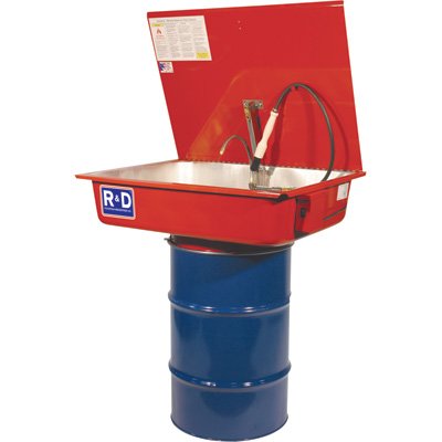 R & D Solvent Drum-Mounted Parts Washer 30-Gallon, Model# CM230