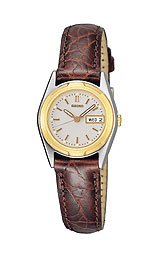 Seiko Women's SWZ156 Brown Leather Strap Watch