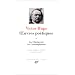 Hugo : Oeuvres po�tiques, tome 2
