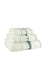 Flor De Algodón Juego De Toallas Corazones (Beige)