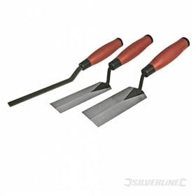 Silverline 571530 Softgrip Margin Trowel Set