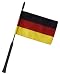 Universelle Autoradio-Antenne mit Deutschland-Flagge WM2010 Edition L=0: my-fan-page.de