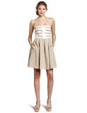 Jessica Simpson Womens Halter Dress with Grosgrain Trim