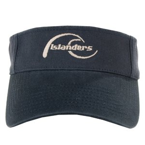 Mens Islanders EZ Twill Visor Navy One Size