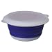 Kitchen & Housewares : Progressive International 1-1/2 Cup Collapsable Prep Bowl, Blue and White