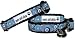 Owen  Olivia Designer Dog Collar - Blue  Lavender Swirl (Large)