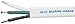 Ancor 131525 Triplex Cable, 14/3 AWG (3 x 2mm2), Flat - 250ft,Black/Green/White