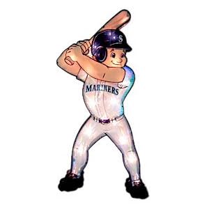 Seattle Mariners 20 Double Sided Window Light-Up Player