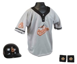 Baltimore Orioles Baseball Helmet And Jersey Set