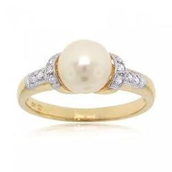 Pearl & Diamond Ring