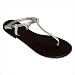 Women's Classic T Strap in Metallic Silver