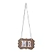 CJESLNA Chair Bunting Banner Garland Wedding Photo Props Decoration Khaki MR & MRS