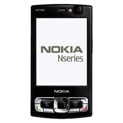 Nokia N95-4 8 GB Unlocked Phone with 5 MP Camera, 3G, Wi-Fi, GPS, and Media Player--U.S. Version with Warranty (Black)
