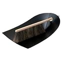 Dustpan and Broom in Black