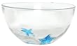 Hand Blown Glass Starfish Large Bowl 4.75"H
