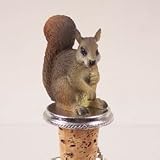 Squirrel Bottle Stopper - Red