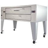 Liquid Propane Bakers Pride Y-800BL Super Deck Y Series Lightening Brick Lined Gas Single Deck Pizza
