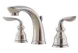 Price Pfister 049CB0K Avalon Double-Handle Widespread Lavatory Faucet, Nickel