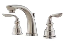 Price Pfister 049CB0K Avalon Double-Handle Widespread Lavatory Faucet, Nickel