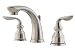 Tools & Hardware : Price Pfister 049CB0K Avalon Double-Handle Widespread Lavatory Faucet, Nickel