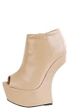 Asassyn Heel Less Sculpted Booties NUDE