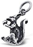Addicting Charms Oxidized 3d Squirrel Charm for Bracelet or Pendant Necklace