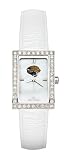 Jacksonville Jaguars Ladies Allure Watch White Leather Strap