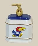NCAA Kansas Jayhawks Ceramic Liquid Soap Dispenser