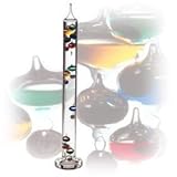 24 Galileo Thermometer with 11 Multi Colored Spheres in Fahrenheit