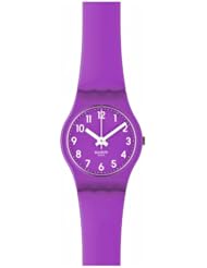 Swatch Originals The Lady Sweet Purple Silicone Ladies Watch LV115