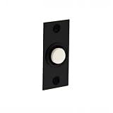 Baldwin 4853.102 Rectangular Doorbell Button, Oil Rubbed Bronze