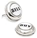 Buy Sell Button Cover - Business/Finance Themed Formal Wear - Cufflinks