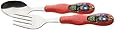 Zak! Designs Easy Grip Flatware, Children's Spoon and Fork with Avengers, BPA-free Plastic and Stainless Steel