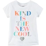 カーターズ Carter's/ カインド イズ ザ クール グラフィック ティ ホワイト トップス半袖Tシャツ 7歳【並行輸入】