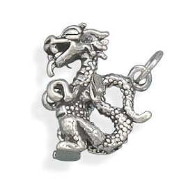Small Dragon Charm - Free Shipping